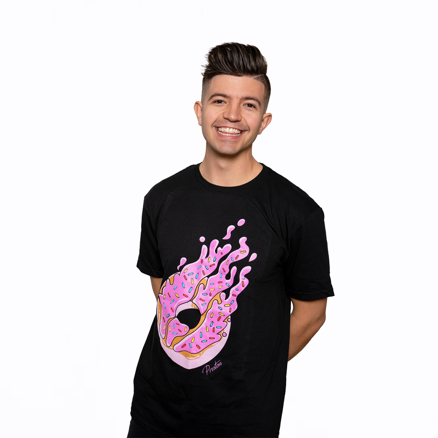 Black Frosted Donut T-Shirt